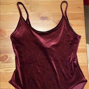 Y2K Velour bodysuit